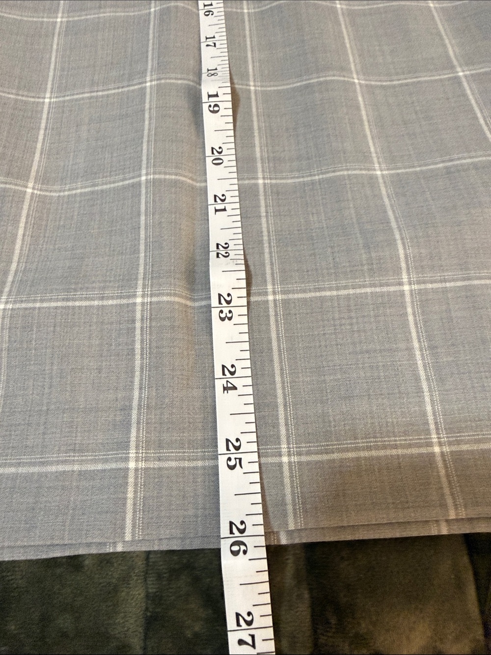 Classic Gray Windowpane Pencil Skirt - Picture 9 of 9